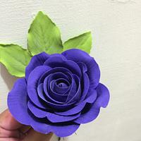 Purple sugar roses 