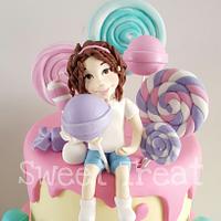 Candy girl cake
