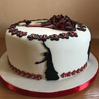 Flamenco dancer cake