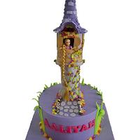 Rapunzel Tower Cake