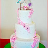 Bird Wedding Cake