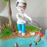 FISHING Cake