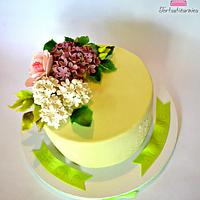 Elegant  flower cake