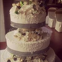 my frist wedding cake