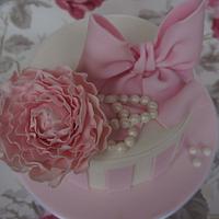 Hat Box Cake for a Special Friend