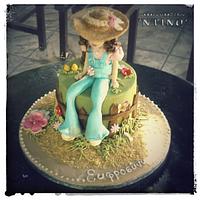 Sarah Kay girl cake