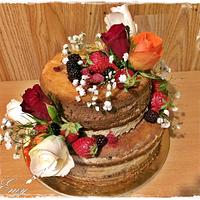 Nude wedding cake