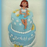 Baby Shower cake for a boy!