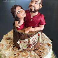 Birthday cake for "Jorge"