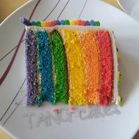 Rainbow birthday cake - for me!