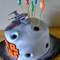 X-wing cake