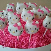 Hello Kitty Cakepops