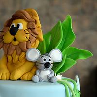 lion and mouse :)