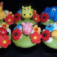 Jungle Junction cupcakes