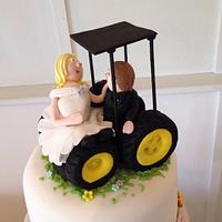 Farm Wedding Cake