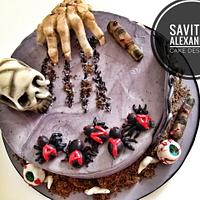 Halloween party cake
