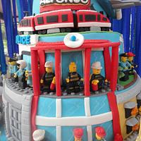 Lego City cake