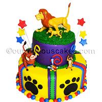 Lion King themed cake