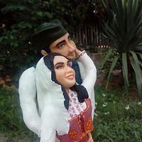 Wedding cake topper - bride and groom