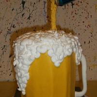 Pouring Beer Cake