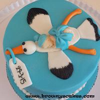 After the birth cake - It's a boy