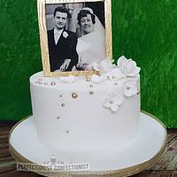 Brian and Maureen - 50th Wedding Anniversary Cake