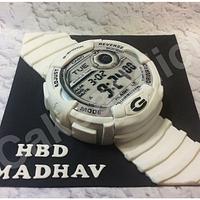G-Shock watch Theme cake