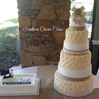 Ivory Tower Wedding Cake