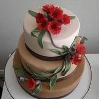 Australian Gumnut Wedding Cake