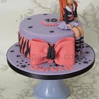 Monster High Clawdeen cake