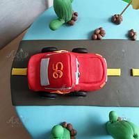 Maqueen cars movie cake