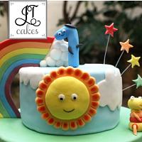 Baby TV cake