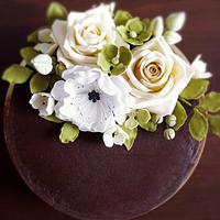 flower chocolate cake