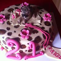 21st pug cake :) 