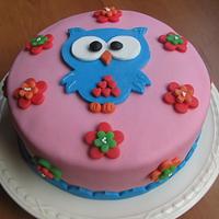 Owl tasting cake