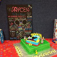 Jaycen 1ft.Birthday Cake