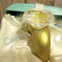 Tiffany Gift Box with "Diamond" Ring