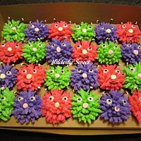 Silly Monster Cupcakes