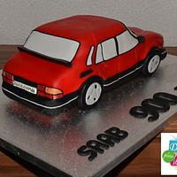 Cake Saab 900 Turbo
