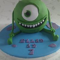 Mike from Monsters Inc Cake