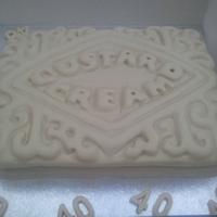 Custard cream cake