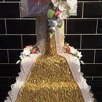 Four tier showroom cake ..