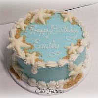 Starfish Birthday Cake 