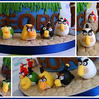 Almost Playable Angry Birds Cake