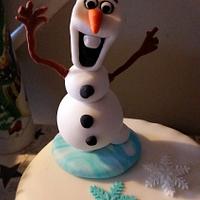Olaf Christmas Cake
