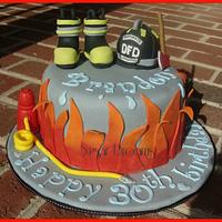 fireman's cake