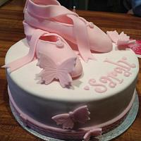 Ballet Slipper cake