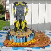 Bumblebee Transformers Cake