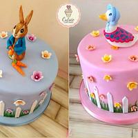 Beatrix Potter Baby Shower Cakes