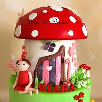 Garden fairy cake